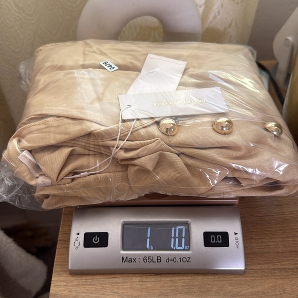 Rebecca Taylor Midi Dress Retro Faille Cream MSRP $425 - Picture 13 of 13